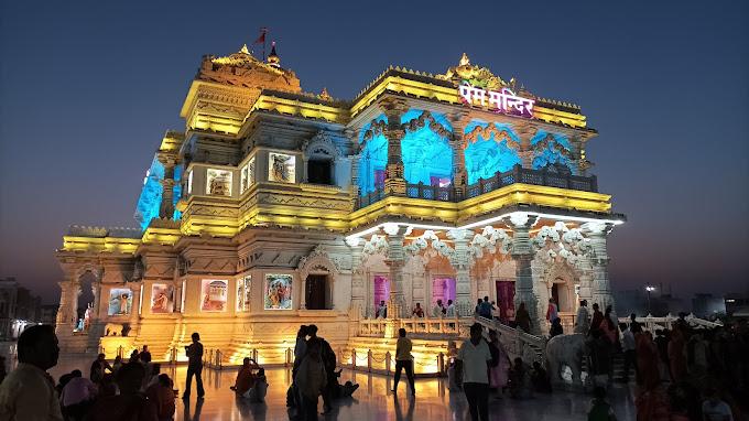 prem mandir vrindavan photos location timing full guide