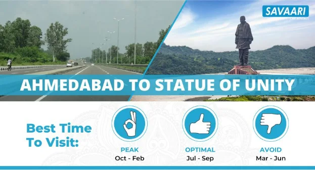 Ahmedabad To Statue of unity distance By Bus -by Train-By Flight, How To Travel Ahmedabad To Statue of unity