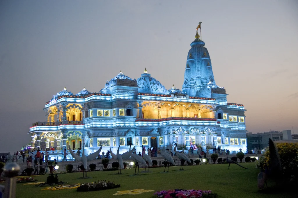 prem mandir vrindavan photos location timing full guide