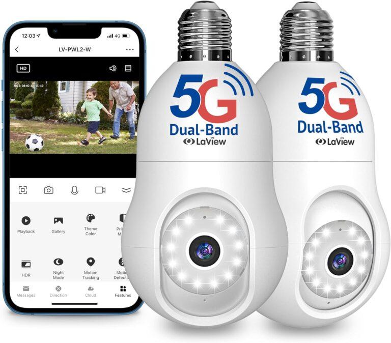 light bulb security camera Merkury Camera App​